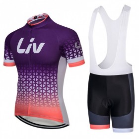Tenue Cycliste et Cuissard à Bretelles 2018 CCC Liv Femme N001